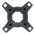 Crank spider Miranda Voor Brose Boost Motor 4 Arm Bcd 58/104 mm Aluminium Zwart