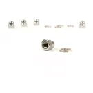 dopmoerenset voor velg vespa (type px)  BGM original, rvs  m8   sb=13mm