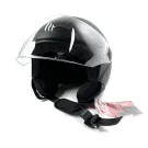 Goedkope Scooterhelm Mat zwart - model 'Street' 