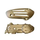 Carterdeksel + Hitteschild Vespa Primavera/Sprint - Mat goud