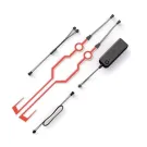 Helm verlichting scooterhelm LED - kleur: Rood