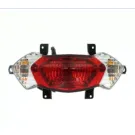 Achterlicht Peugeot Kisbee Org 1 X Bay15D 12V 21/5W 2 X BAU15S 12V 10W Oranje	 