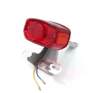 Achterlicht Uni Classic Sport Met Steun Chroom S25 BAY15D 12V21/5W	 