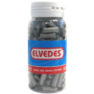 Kabelhoedje Elvedes ø4,3mm PVC Zilver (150 Stuks)