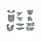 Kappenset Aerox Special Nargo Grijs Glans - DMP