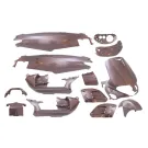 Kappenset Gilera Runner - Audi Bruin metallic(15 delig)