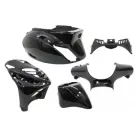 Kappenset Piaggio Zip-SP 5 delig zwart-metallic