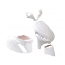 Kappenset Piaggio Zip AC 4-delig wit