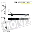 KM tellerkabel Vespa LX 50 (voor 2006)