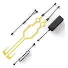 Helm verlichting scooterhelm LED - kleur: Geel