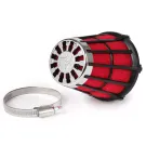 Luchtfilter Malossi E5  0 graden cs= 55mm Rood Zwart Mikuni