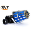 Luchtfilter R-Evo Tnt Ø28/35mm 90° Chroom/Blauw