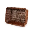 Mand  Rieten Mand OEM Kwaliteit 43x33x19cm- Fiets Scooter Vespa Bromfiets  Kleur Bruin