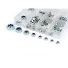 Moeren Zelfborgende Assortimentsdoos OEM Din985, M4 M12, 108 dlg.