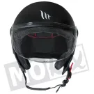 Goedkope Scooterhelm Glans zwart - model 'Street' 