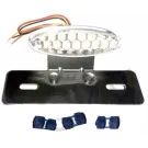 Achterlicht Uni Ovaal Led CE + ST Wit Benelux only	 