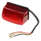 Achterlicht Honda WallarooCEV Zwart Compleet CE Bay15D 12V 21/5W	   