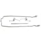 Achterdrager Klemveerset Hercules Prima 5 Chroom