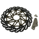 Oversized Monster Disc 260 mm. - Black staal - Gilera Runner