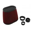 Powerfilter Trapeze Rood - 28, 35, 45 en 50 mm aansluiting