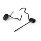 Reparatieset Voor Bagagedrager Opklapbaar Achter MOTO NOSTRA Vespa Smallframe V50, PV125, ET3, PK Vespa Largeframe Rally180 Zwart