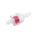 Benzinefilter - Fast Flow2 7mm - Rood