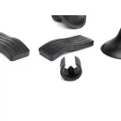 Rubber Onderdelen Set Opvouwbare Bagagedrager Voorzijde OEM Kwaliteit Vespa Smallframe Vespa Largeframe