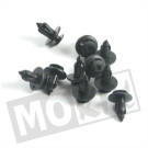 Schroefnagels voor scooterkappen - Plastic - 6mm (10 stuks)