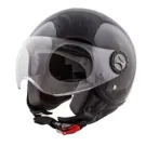 Scooterhelm Vito Loreto Glans Zwart - MAAT: M