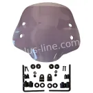 Windscherm Piaggio One - Laag model - Smoke