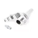 Snelwerkende Gashendel Scooter & Service Cnc Aluminium  Geanodiseerd Zilver