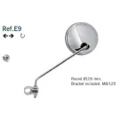 Spiegel Universeel Chroom Rond - M8x1.25