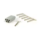 Stekker Voor Kabelboom  Bgm Pro, 5 Contactstekkers  Vespa, Piaggio, Gilera   Mannelijke Stekker