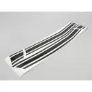 sticker voor zijpaneel  lambretta  dl, gp   glanzend zwart