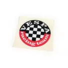 Sticker Vespa Racing Team 60mm