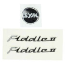 Stickerset Fiddle 2 - Zwart