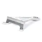 swing arm brace heikotuning brace  v2   silver piaggio 125 180 cc 2 stroke  ac lc