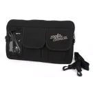 Tas Voor Bagageruimteklep (Incl. Gsm Hoesje (Tot 6,2 Inch Bijv. IPhone 11) Moto Nostra Classic Waxed Canvas  Geschikt Voor b.v. Vespa Lambretta Gtv Gts Hpe Supertech Touring  Zwart