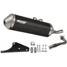 Uitlaat Tecnigas 4Scoot Zip / Lx / Fly 4-Takt 2v  - Zwart