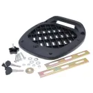 Topkoffer 101 Octane 28L- 395x300x395mm- Zwart Reflector Rood