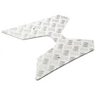 Treeplankset - Alu / Zilver - Peugeot Vivacity