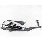 Uitlaat China GY6 Euro 4 -  AGM / BTC / Riva (dubbele schokbreker) 