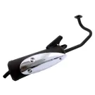 Standaard uitlaat china scooter GY6 4 takt - zonder SLS