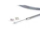 Universele Kabel  Bgm Original Ø=1.9mm x 2500mm Slang=2200mm Fitting Ø=8.0mm x 8mm Pe Binnenvoering Grijs  Gebruikt Als Koppelingskabel Voorremkabel.