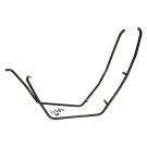 Voorvalbeugelset mat zwart Piaggio Zip