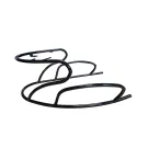 Valbeugel Zip Achter - Mat zwart