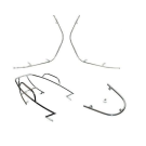 Valbeugelset Chroom - BTC RIVA AGM VX50