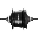 Versnellingsnaaf 8 Speed Shimano Alfine SG-S7001 Voor Schijfrem  36 Gaats Zwart