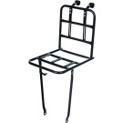 Voordrager Basil Front Carrier L 40 x 28 x 96 cm Glanzend Zwart