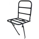 Voordrager Steco Voor Transportfiets Met Kroonboutmontage 30 x 30 cm Mat Zwart